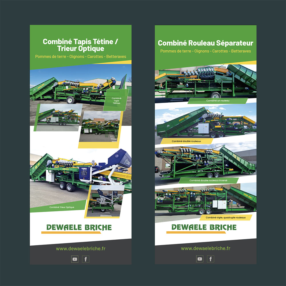 Roll-up conçu pour Groupe Euro Direct/Dewaele